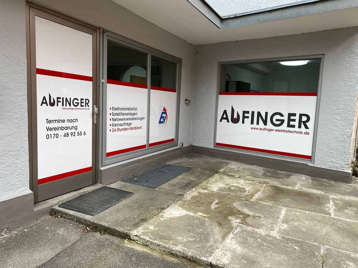 Firmengebäude Elektroinstallateur Aufinger Peißenberg